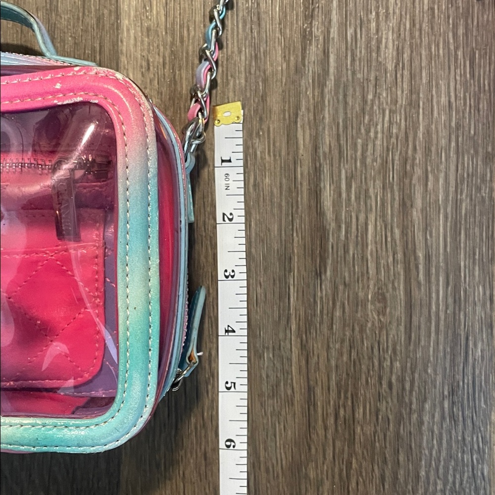 Colorful Transparent Crossbody Bag - Picture 9 of 10